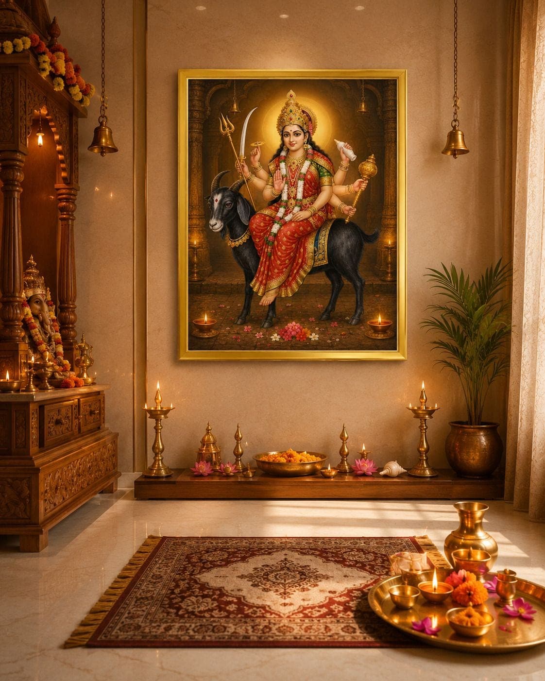 Meldi maa Religious Photo Frame — 22x17 cm