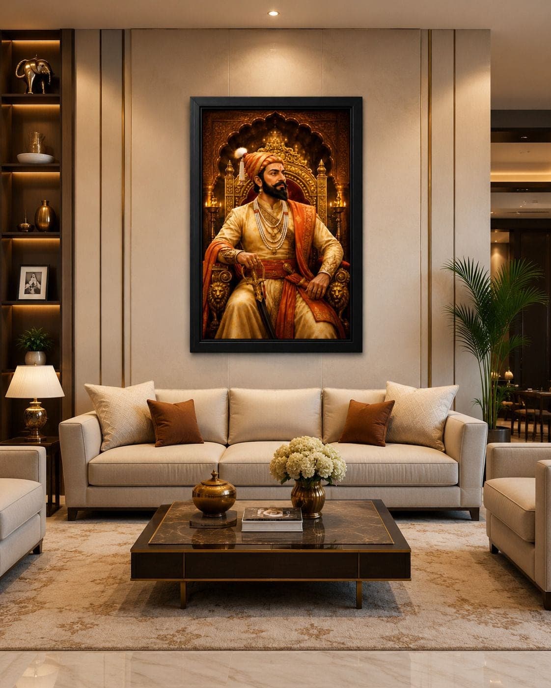 Chhatrapati Shivaji Maharaj Photo Frame (33 cm x 24 cm) — 33x24 cm