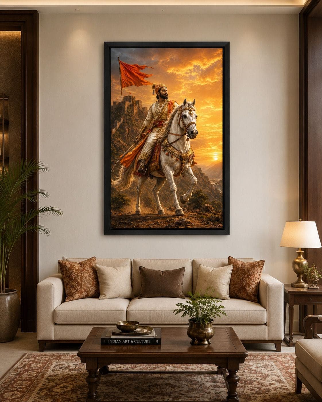 Chhatrapati Shivaji Maharaj Photo Frame (33 cm x 24 cm) — 33x24 cm (2)