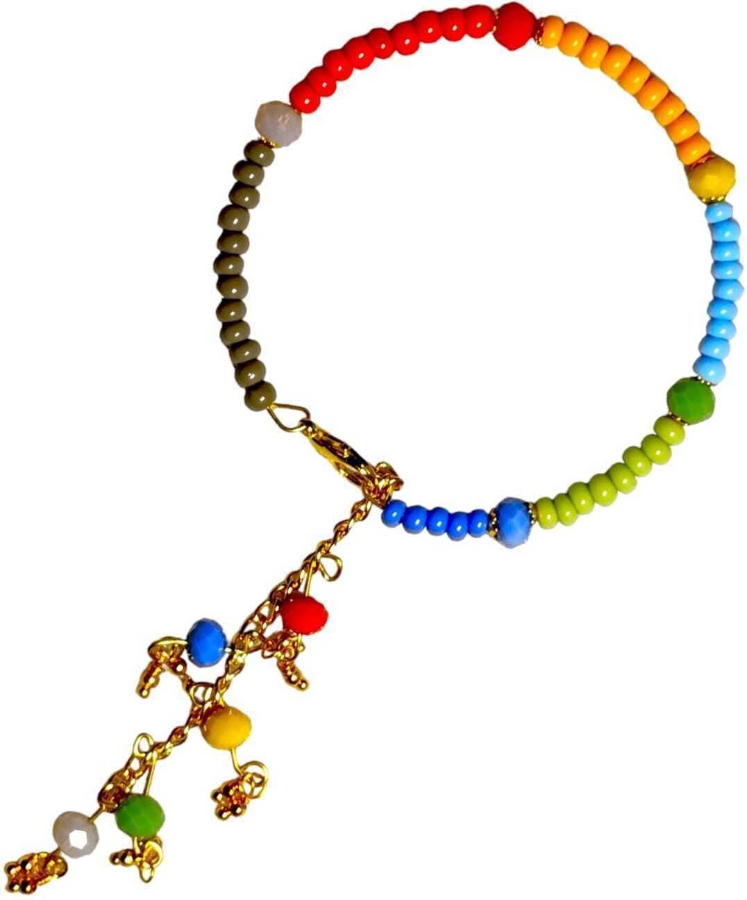 SUNINOW Bhaiya Bhabhi bbk-41 Assorted Rakhi  Set (3 rakhi)