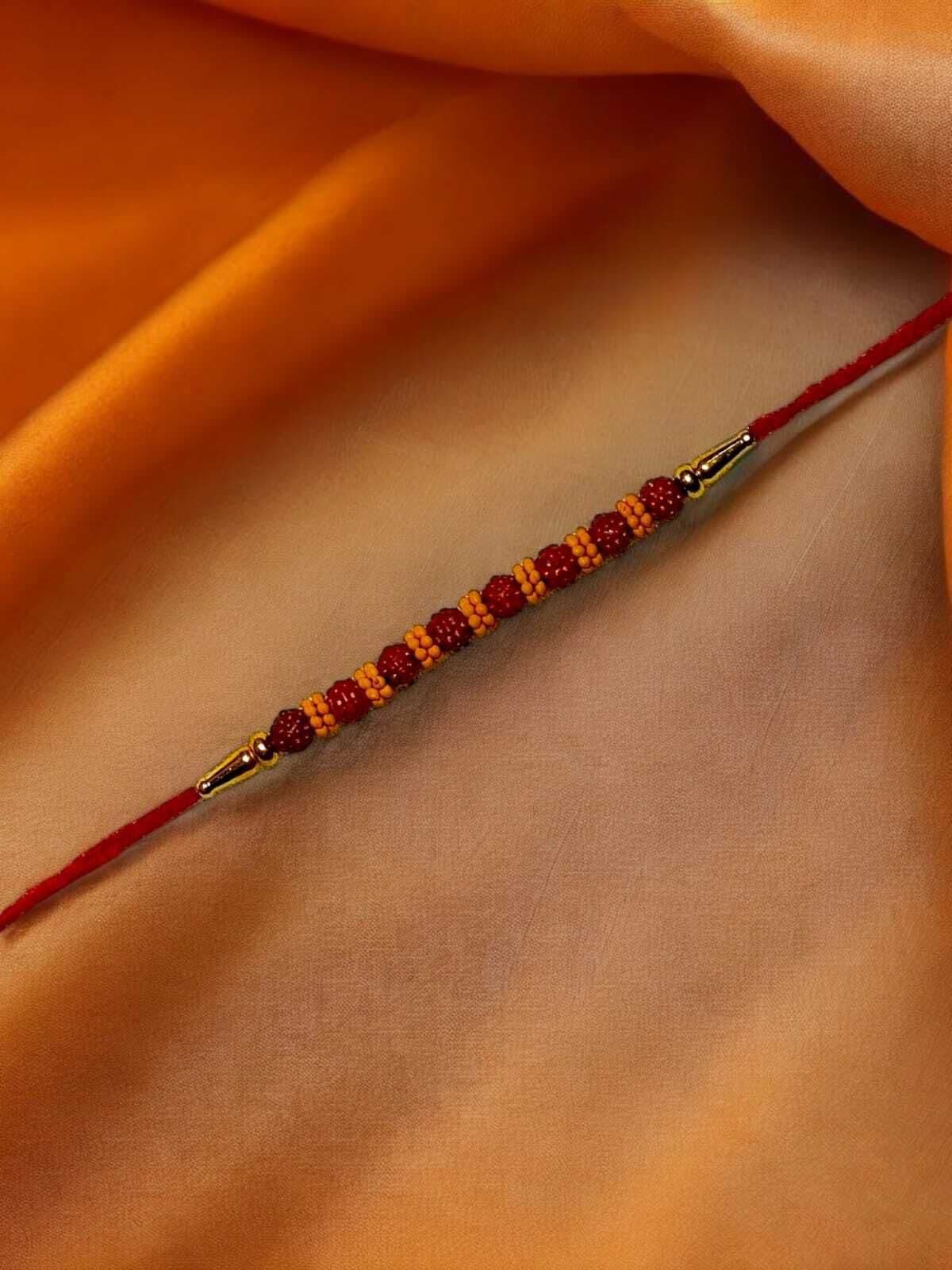 SUNINOW Rudraksh RUD-MULTIB-R04 Assorted Rakhi  Set (1 rakhi)
