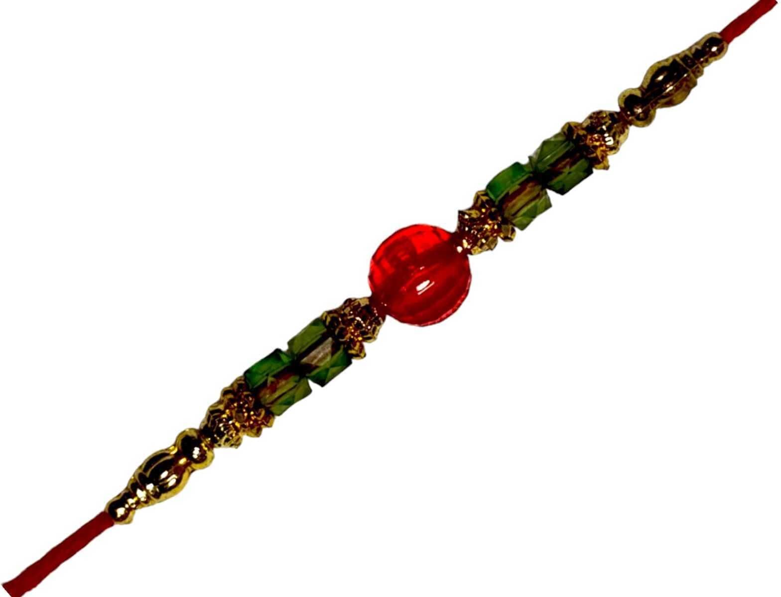 SUNINOW Designer JAR-R-G-01 Assorted Rakhi  Set (1 rakhi)