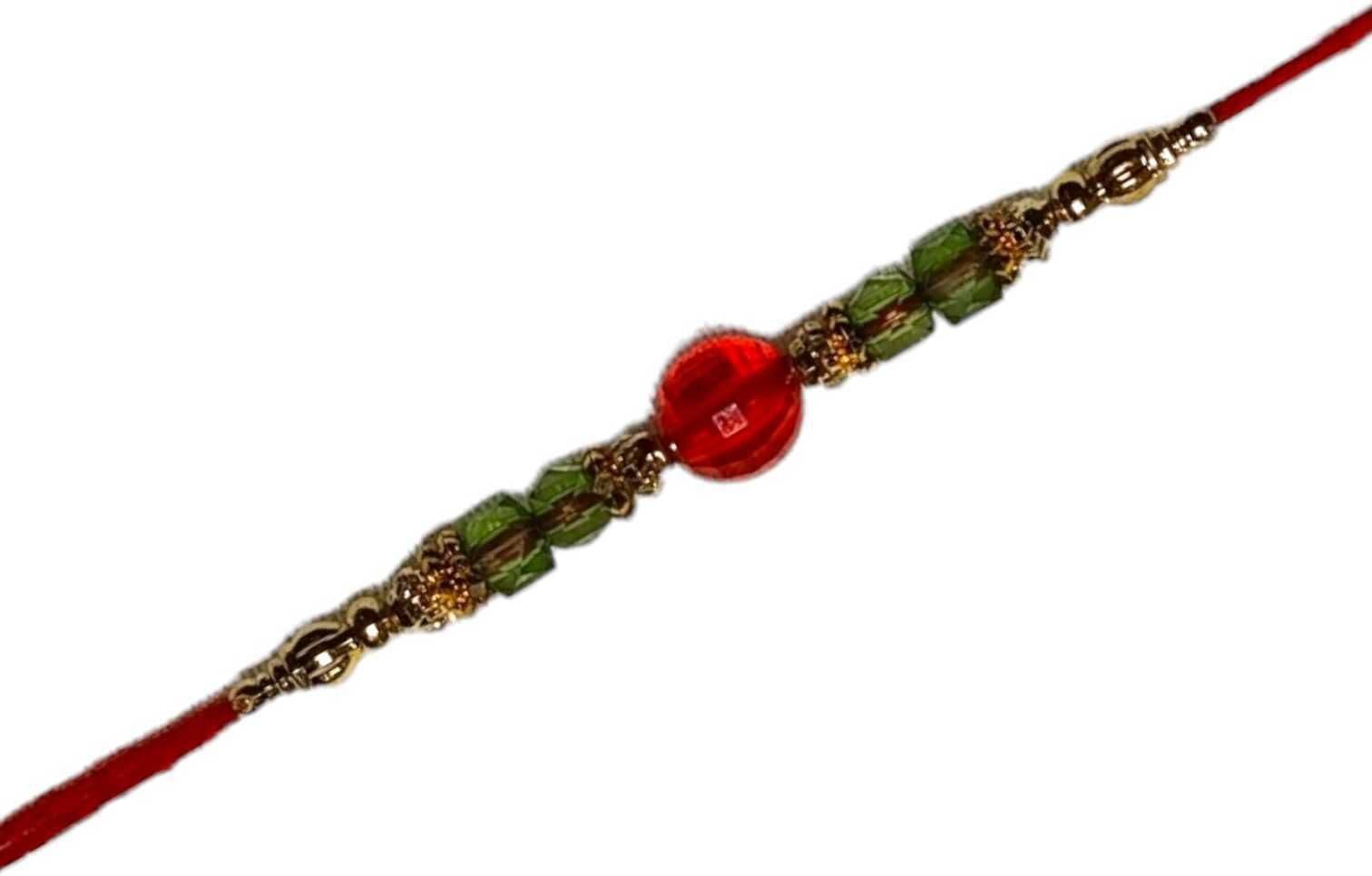 SUNINOW Designer JAR-R-G-01 Assorted Rakhi  Set (1 rakhi)