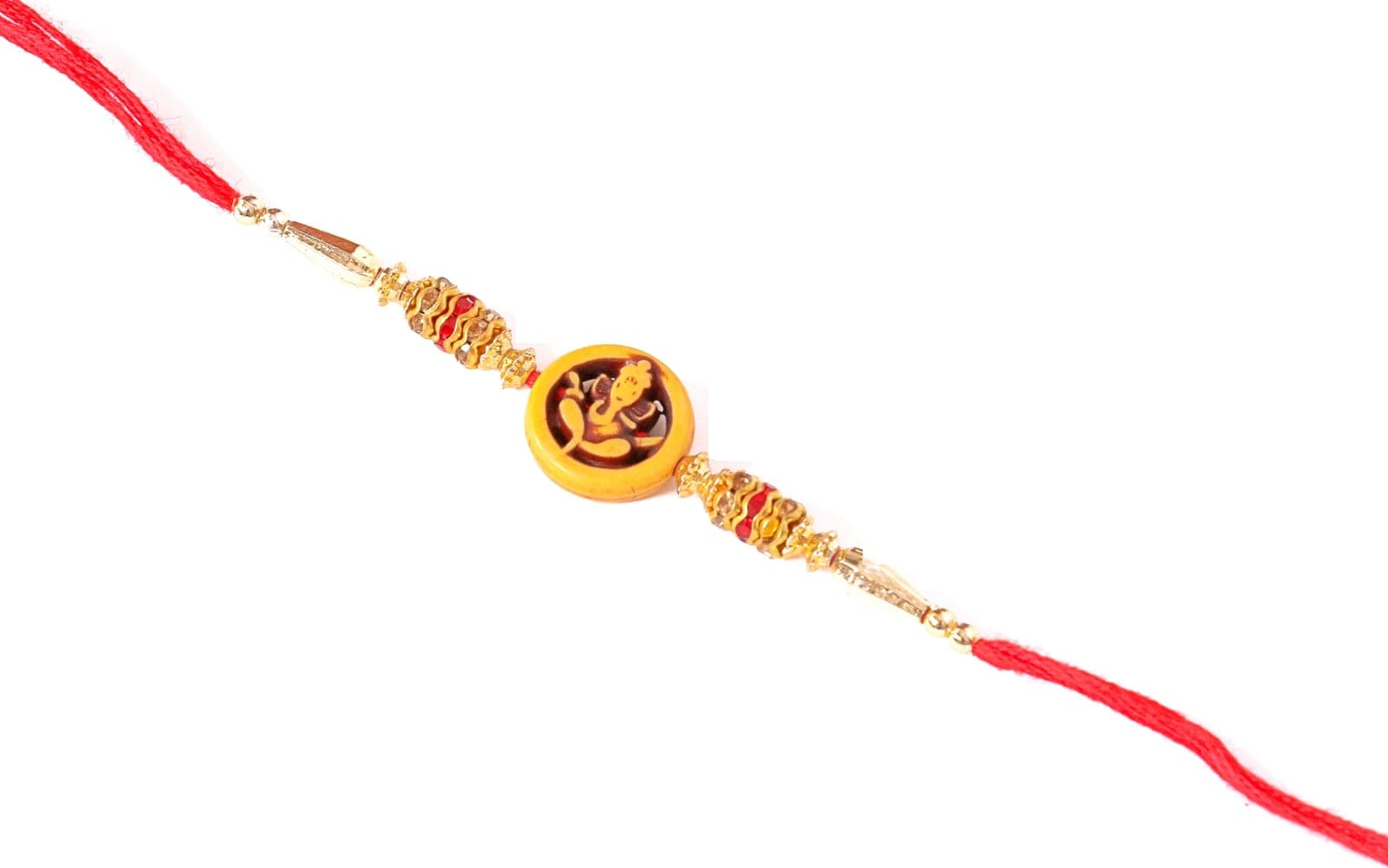 SUNINOW Religious SUNDLG109R Assorted Rakhi Set (5 RAKHI)