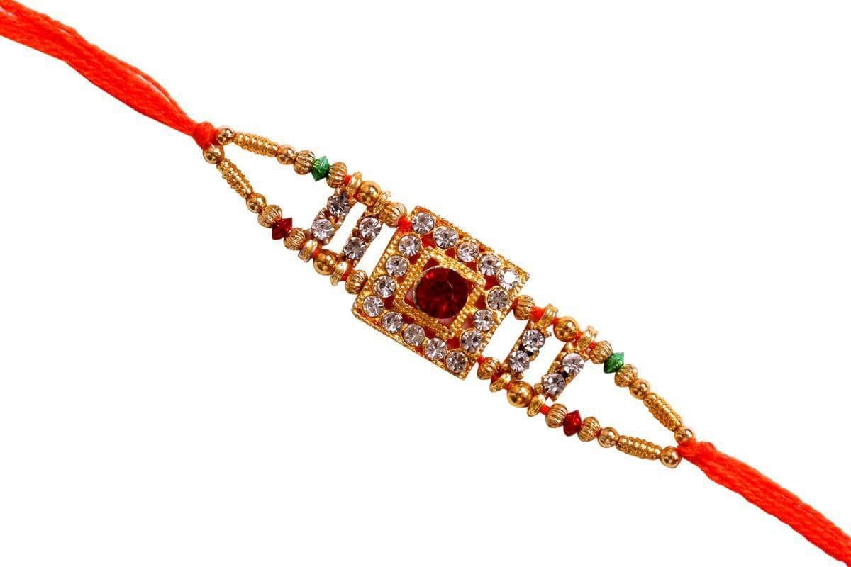 SUNINOW Bhaiya Bhabhi SUNFMRS111 Assorted Rakhi Set (1rakhi set)