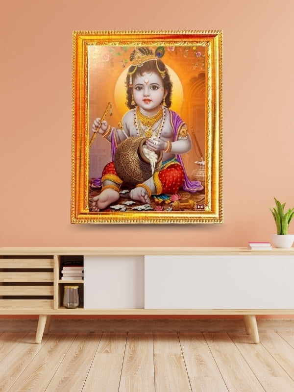 Photo & Frame SUNINOW Bal gopal   ( 20 X 15 CM )