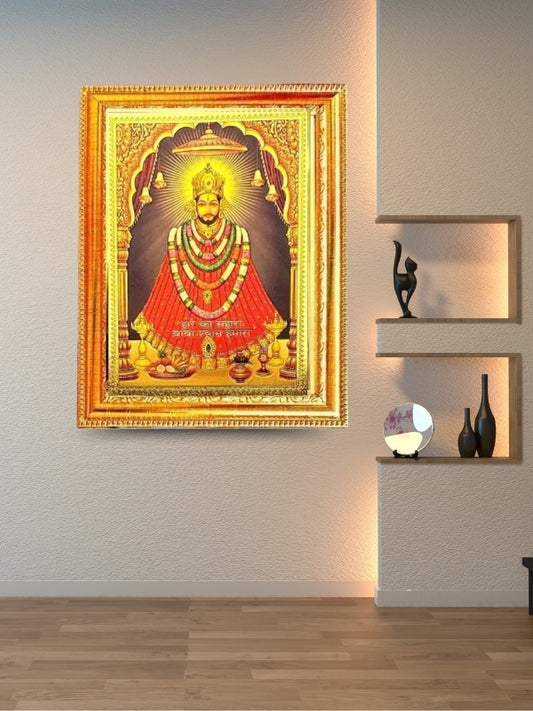 SUNINOW Shyam Baba photo frame 8x 12 Religious Frame ()