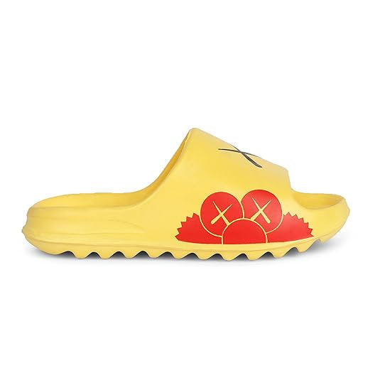 Men Slides - Yellow