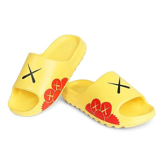 Men Slides - Yellow