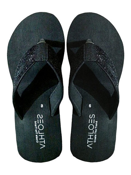 Women Black Sandal ( HEEL 3 INCH ) - Pack of 2