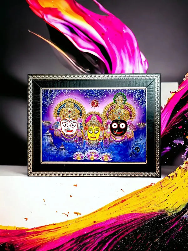 Lord Jagannath , Lord Balbhadra and Maa Subhadra Photo Frame