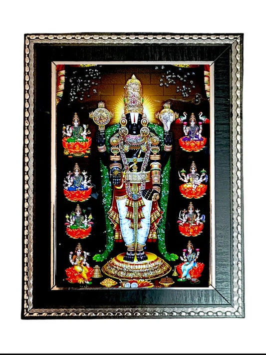 Lord Balaji with Ashta Lakshmi Photo Frame