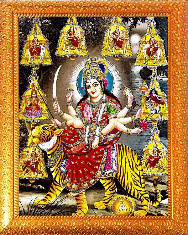 Photo & Frame Durga Maa | Sherawali Mata | Ambe Maa