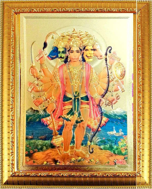 Photo & Frame Panchmukhi Hanuman   |God  s ||