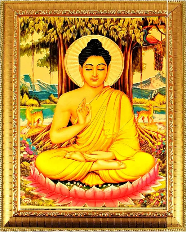 Photo & Frame Lord Buddha Paintings With  s | Wall D????_Cor   |