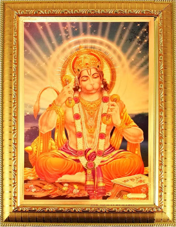 Photo & Frame Bajrang Bali Hanuman Ji