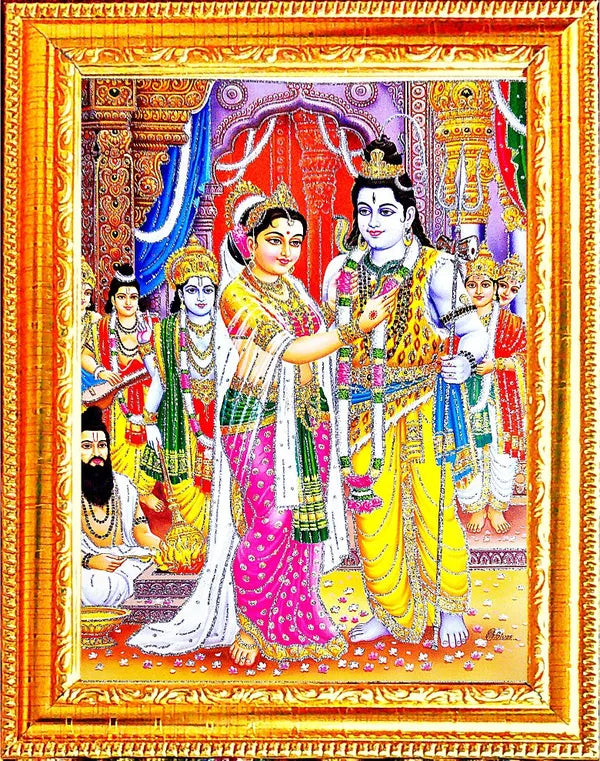 Photo & Frame Shiv Parvati Vivah