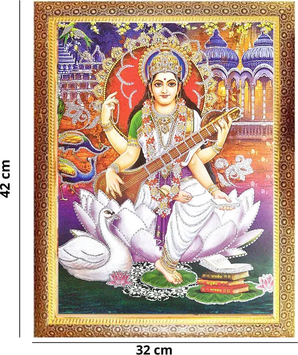 Photo & Frame Saraswati   |Basant Panchami Pooja Hindu