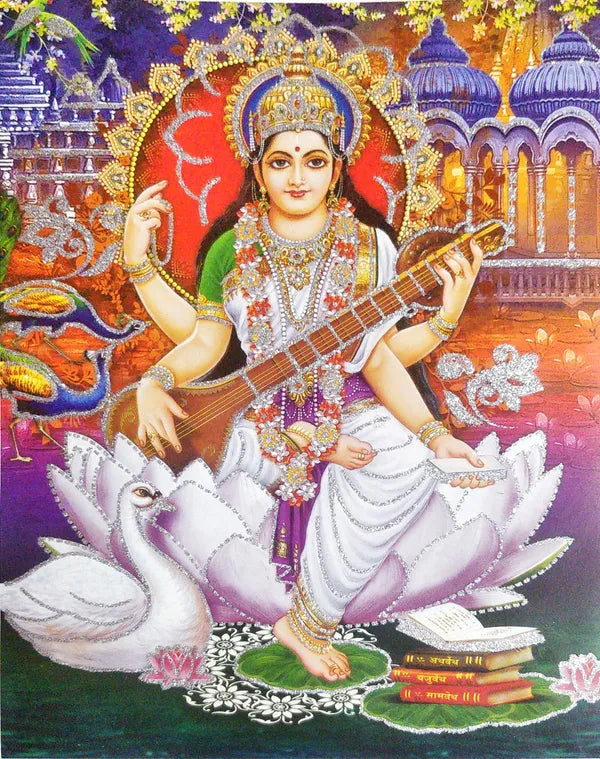 Photo & Frame Saraswati   |Basant Panchami Pooja Hindu