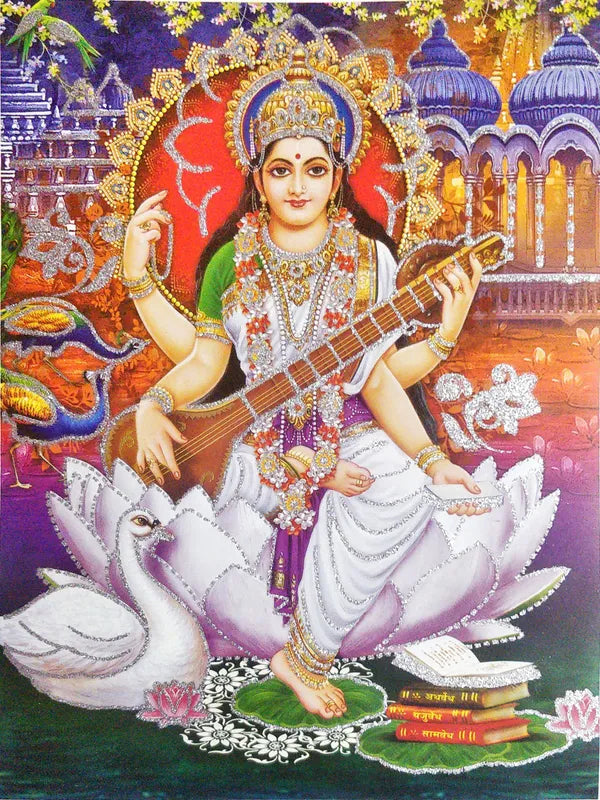 Photo & Frame Saraswati   |Basant Panchami Pooja Hindu