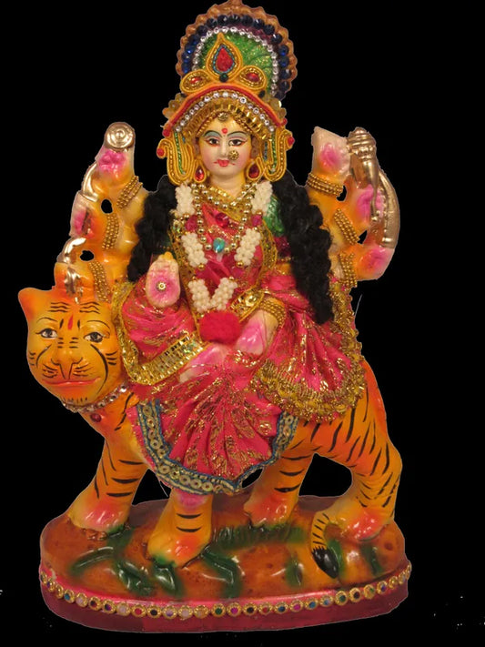 Decorative Showpiece - 27 Cm (Clay, Multicolor)