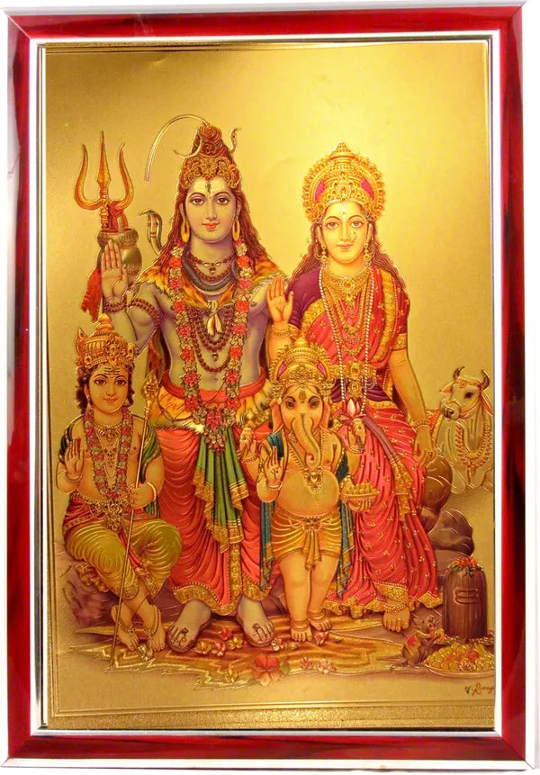 Photo & Frame Shiv Parivar God  s |