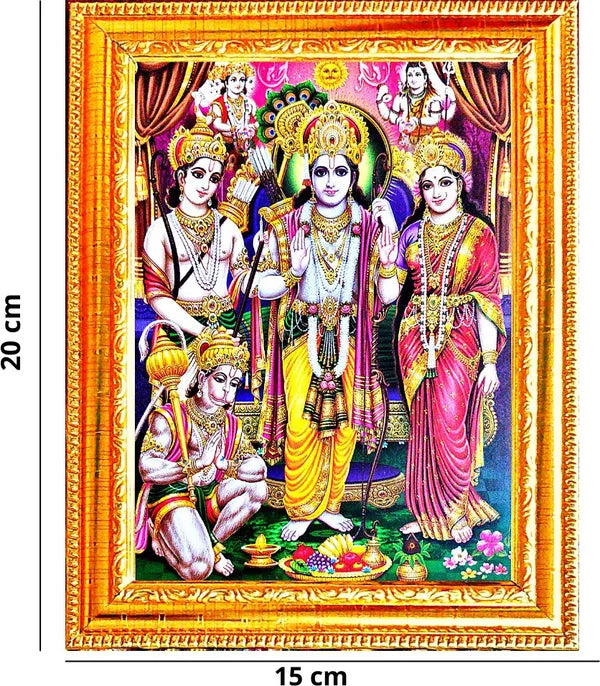 Photo & Frame Ram Darbar With Shiv Ji And Brahma Ji   | Hindu God