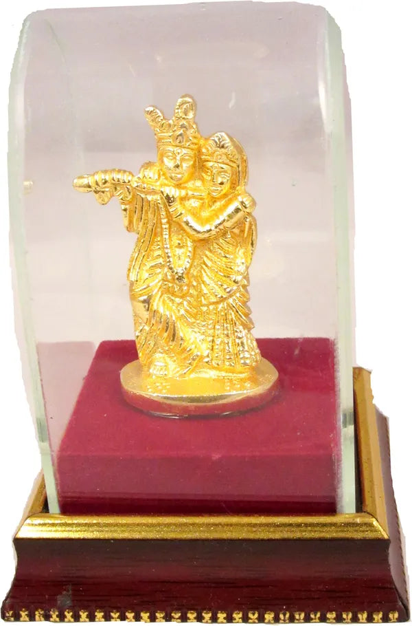 Decorative Showpiece - 7 Cm (Brass, Gold)