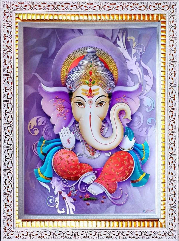 Photo & Frame Lord Ganesh