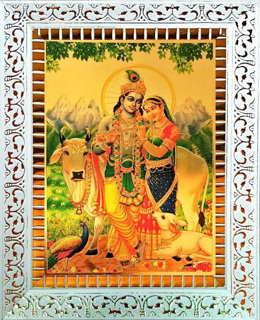 Photo & Frame Radha Krishna   |   |   For Pooja