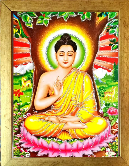 Photo & Frame Lord Buddha