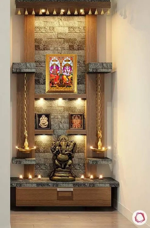 Photo & Frame Laxmi Ganesh   | God  s | Hindu God Photo | Bhagwan Photo | Small Size Photo Of 7X 5 Inch