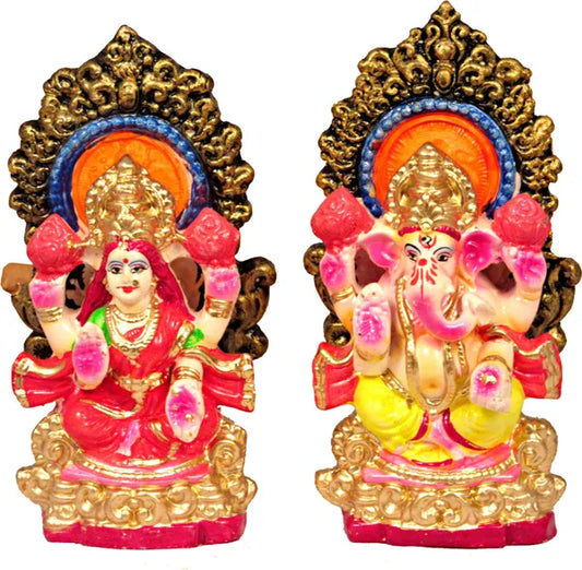 Decorative Showpiece - 16 Cm (Clay, Multicolor)