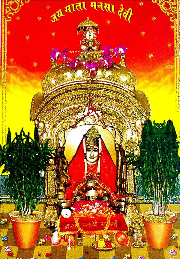 Photo & Frame Manasa Devi | Nag Devi | Goddess Of Snakes | Hindu Goddess