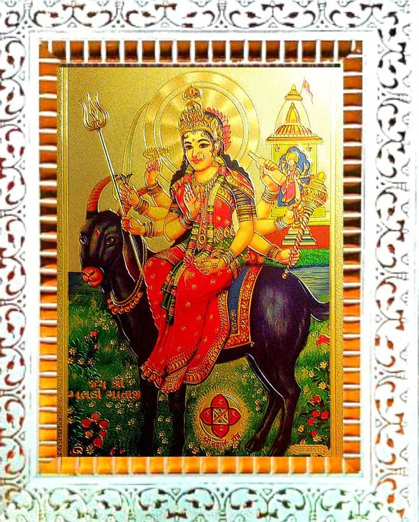 Photo & Frame Ragat Meldi Mata | Agni Meldi Mata | Meldi Mata Photo | Hindu Devi |Goddess