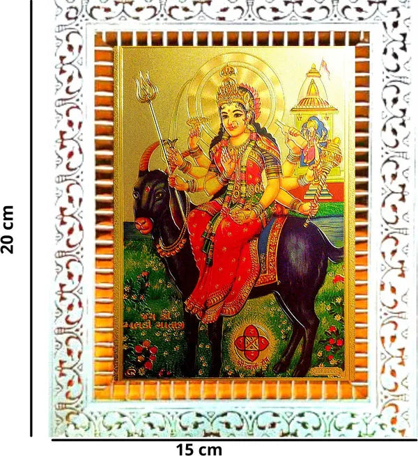 Photo & Frame Ragat Meldi Mata | Agni Meldi Mata | Meldi Mata Photo | Hindu Devi |Goddess