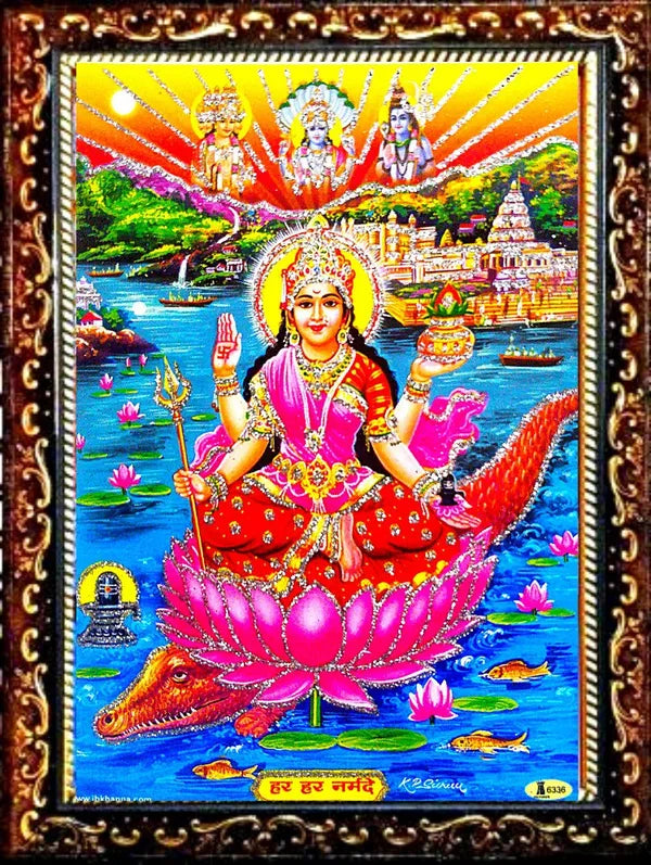 Photo & Frame Narmada Mata | Reva |Purvaganga