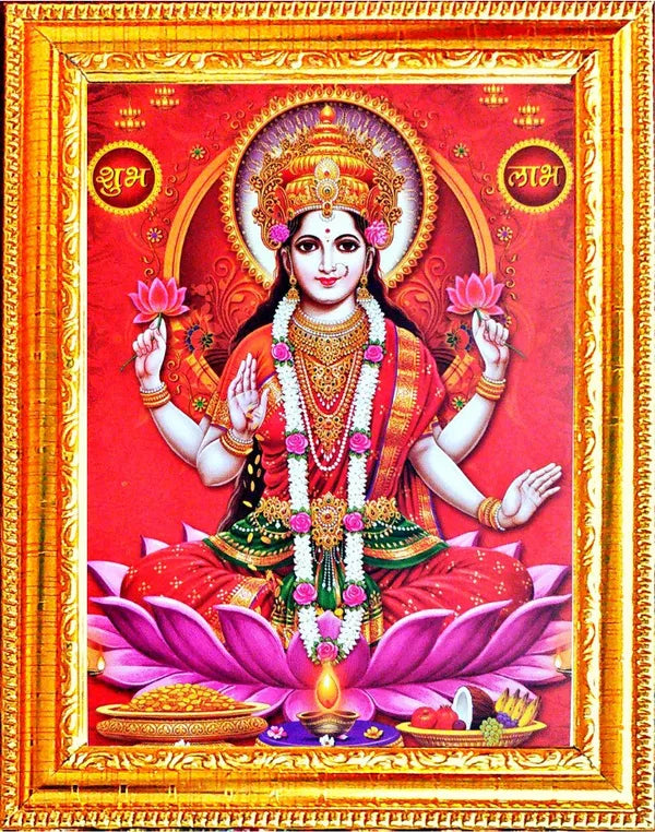 Photo & Frame Mata Mahalaxmi Ji |Laxmi Ji | Goddess