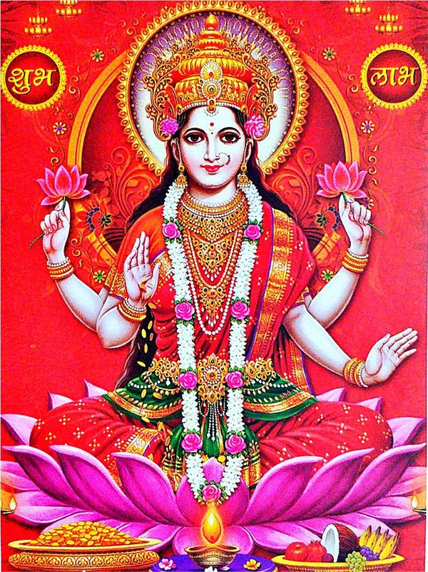 Photo & Frame Mata Mahalaxmi Ji |Laxmi Ji | Goddess