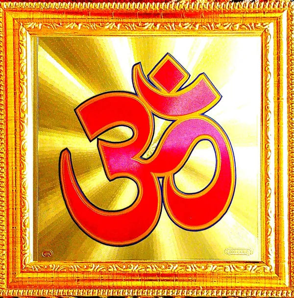 Photo & Frame Om Swastik   For Wall Decor | Pooja Ghar