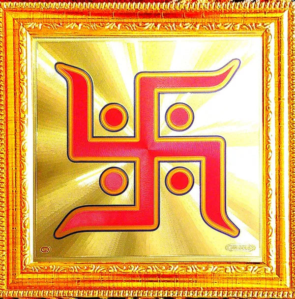 Photo & Frame Om Swastik   For Wall Decor | Pooja Ghar