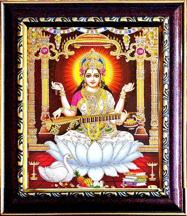 Photo & Frame Saraswati   | Saraswati Maa