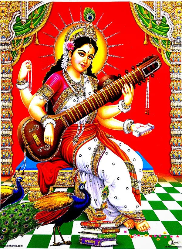 Photo & Frame Saraswati Maa