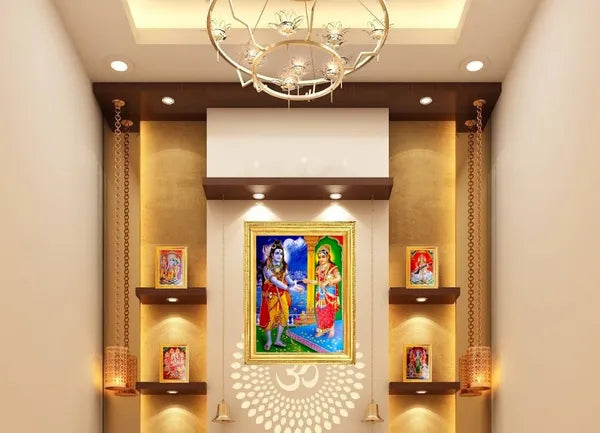 SUNINOW ANNAPURNA JI WITH SHIV JI | ANNAPURNA MATA Religious Frame