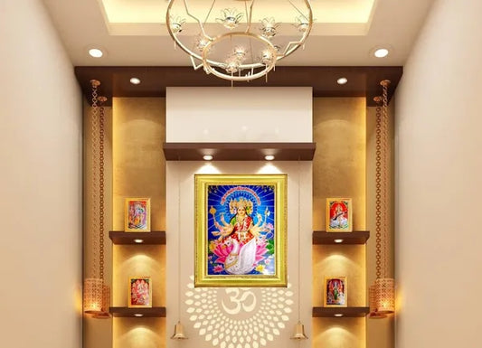 SUNINOW Gayatri Devi Religious Frame