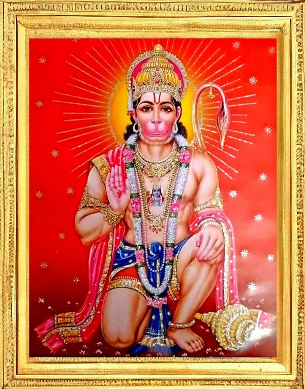 SUNINOW Hanuman Ji photo frame Religious Frame