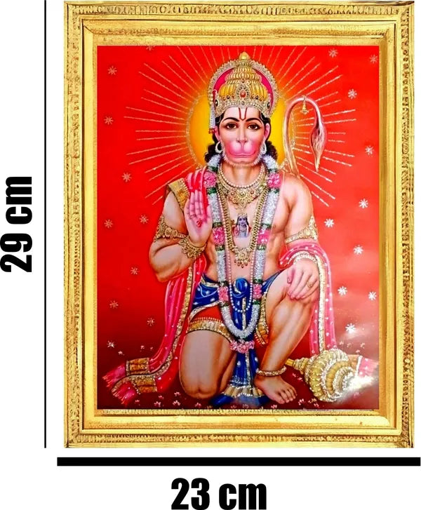 SUNINOW Hanuman Ji photo frame Religious Frame