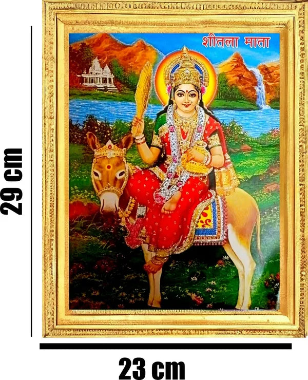 SUNINOW Sheetla maa photo frame Religious Frame