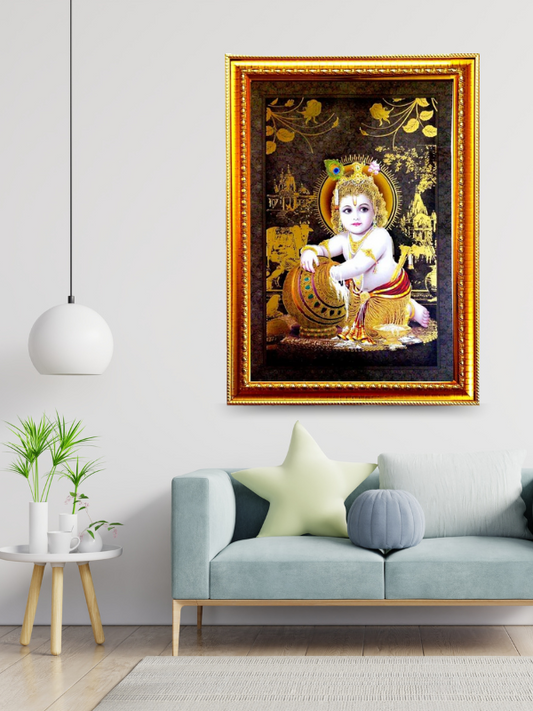 Photo & Frame Bal Gopal Poto Frame ( 35 X 26 Cm )