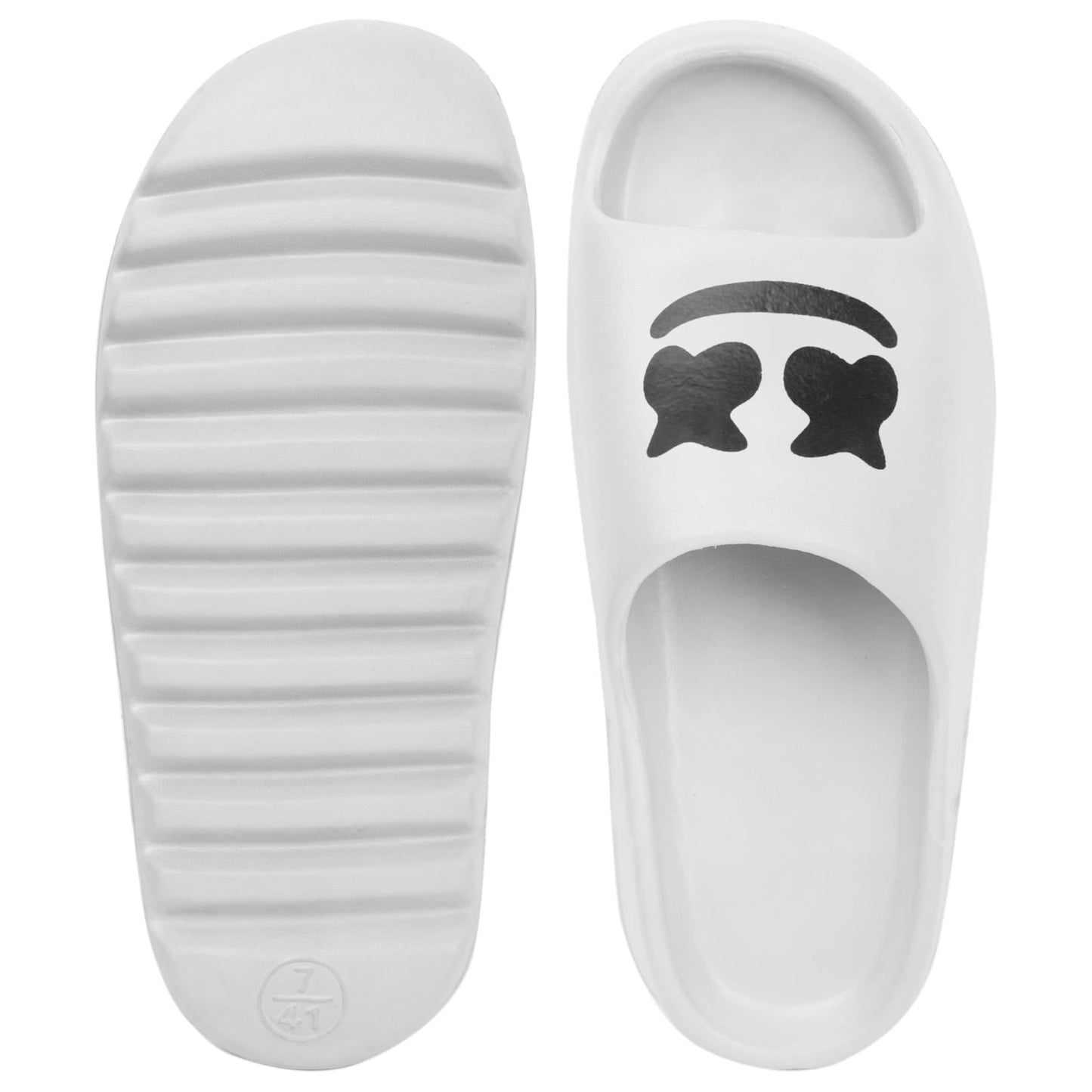 Men Slides - White - Marsmellow